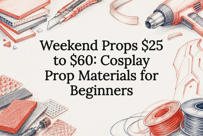 Weekend Props $25 to $60: Cosplay Prop Materials for Beginners