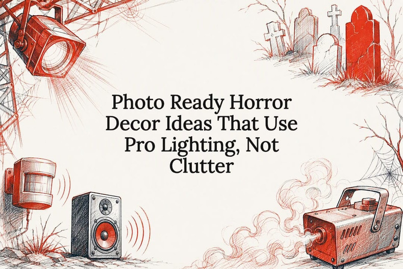Photo Ready Horror Decor Ideas That Use Pro Lighting, Not Clutter