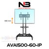 NB AVA1500-60-1P 32"-65" Flat Display Mobile TV Trolley