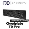 AC Infinity Cloudplate T9 Pro 19" 3RU Rack Front Exhaust / Intake Cooling Fan System