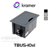 Kramer TBUS-10xl Retractable Lid Tabletop Mount Modular - 2 Inner Frame / 1 Mega Tool / 2 Power Frame