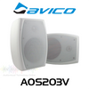 Avico AOS203V 4" 8 ohm 100V Indoor/Outdoor Speakers (Pair)