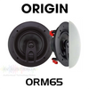 Origin ORM65 6.5" Zero Frame In-Ceiling Speakers (Pair)