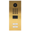 DoorBird D210xV 1-3 Buttons IP Intercom HD Video Flush Mount Door Station (Metal Finish)