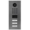 DoorBird D210xV 1-3 Buttons IP Intercom HD Video Flush Mount Door Station (Metal Finish)