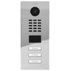 DoorBird D210xV 1-3 Buttons IP Intercom HD Video Flush Mount Door Station (Metal Finish)