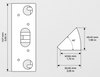 DoorBird A8002 Corner Wall Mount Bracket For D1101V