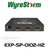 WyreStorm 4K HDR 4:4:4 60Hz HDMI 1x2 Splitter with 1080p Scaling Feature