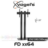 Vogels FD1x64 600x400 Fitment Double Pole Floor Stand (65" plus)