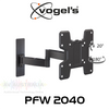 Vogels PFW2040 19-43" Display Turn & Tilt Dual Arms Wall Mount