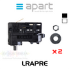 Apart LRAPRE Premium Light Rail Adaptor For KUBO3/5, SDQ5P, OVO5 (2 Pack)