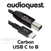 AudioQuest Carbon USB C to USB B Cable