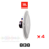 JBL 8138 8" Full-Range 70/100V In-Ceiling Loudspeakers (4 Pack)