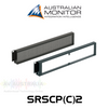 Australian Monitor 2RU Perforated / Clear Security Panel