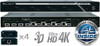 Key Digital KD-HD4x4Lite 4x4 4K HDMI HDBaseT Matrix Switcher with 4 Receivers