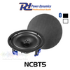 Power Dynamics NCBT5 5.25" Low Profile Powered Bluetooth In-Ceiling Speakers (Pair)
