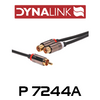 Dynalink Male RCA to 2 RCA Female Lead 0.2m