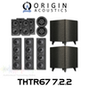 Origin Acoustics THTR67 7.2.2 Speaker Pack with 2 x 12" Powered Subwoofers