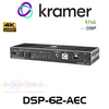 Kramer DSP-62-AEC 6x2 PoE Audio Matrix with DSP & AEC