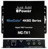 JAP MaxColor 4K60 UHD HDMI Over Gigabit IP Transmitter / Receiver