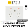 Kasta Hesperus Unison Single / Double 240V 10A Powerpoints