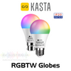 Kasta B22 / E27 Smart RGB LED Globe (Each)