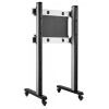 Quantum Sphere 70"-90" Heavy Duty Height Adjustable Mobile AV Trolley With Counterbalanced Design (90kg Max)