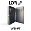 LDR 5RU 570x250mm Assembled Flush Wall Mount Vertical Cabinet