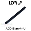 LDR 19" 1RU Snap-In Blank Panel