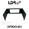 LDR Open Frame 6U 500x300mm Horizontal Wall Mount Frame