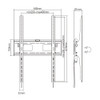 Quantum Sphere QP4264AT 40"-75" Large Portrait Display Tilt Wall Mount (75kg Max)