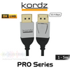 Kordz Pro Series 8K 32.4Gbps DisplayPort 1.4 Cables (1-5m)