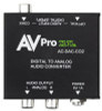 AVPro Edge AC-DAC-CO2 Digital To Analog Audio Converter