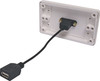 Dynalink USB Wallplate With USB-A Plug Flylead