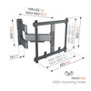 Vogels Elite TVM5445 Ultra Slim Full Motion Wall Mount For 32"-65" Displays (35kg max)