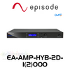 Episode 2 x 500/1000W 8 ohm 70V IP-Enabled Digital Amplifier