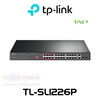 TP-Link TL-SL1226P 24-Port PoE+ 10/100Mbps Switch with 2-Port Gigabit