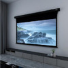 Vividstorm S Pearlescent White Cinema Plus Tab-Tension Floor Rising Motorised Projection Screens (72" - 150")