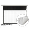 Vividstorm Slimline White Cinema Perforated Tab-Tension Motorised Projection Screens (84" - 120")