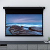 Vividstorm Slimline White Cinema Tab-Tension Motorised Projection Screens (84" - 120")