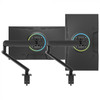 Atdec Ora Duo Curved or Flat Display Desk Mount (up to 35" / 8kg Max Each)