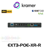 Kramer EXT3-POE-XR-R 4K60 4:4:4 HDBaseT 3.0 Receiver w/ PoE, USB, Ethernet, RS-232 & IR (up to 100m)