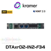 Kramer DTAxrD2-IN2-F34 2-Channel 4K HDR HDMI Over HDBaseT 2.0 DSC Input Card