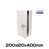 200x120x400mm IP66 Lockable Steel Utility Wall Cabinet