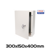 300x150x400mm IP66 Lockable Steel Utility Wall Cabinet