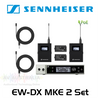 Sennheiser EW-DX MKE 2 Set Two Lavalier Wireless Microphone System