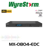 WyreStorm MX-0804-EDC 8x4 4K60 HDR HDMI Matrix Switcher with USB-C, Audio DSP & Dante