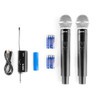 Vonyx WM552 Dual UHF Wireless Handheld Microphone & Plug-In Receiver (863 – 865MHz)