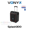 Vonyx SPLASH300 8" 200W Weatherproof Battery Powered Portable PA System