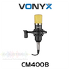 Vonyx CM400B Studio Condenser Microphone (3.5mm, 3P XLR)